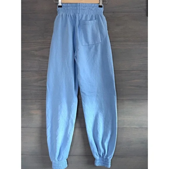 Frankies Bikinis Frank Oversized Sweatpants Joggers Size Small Blue - Picture 6 of 7